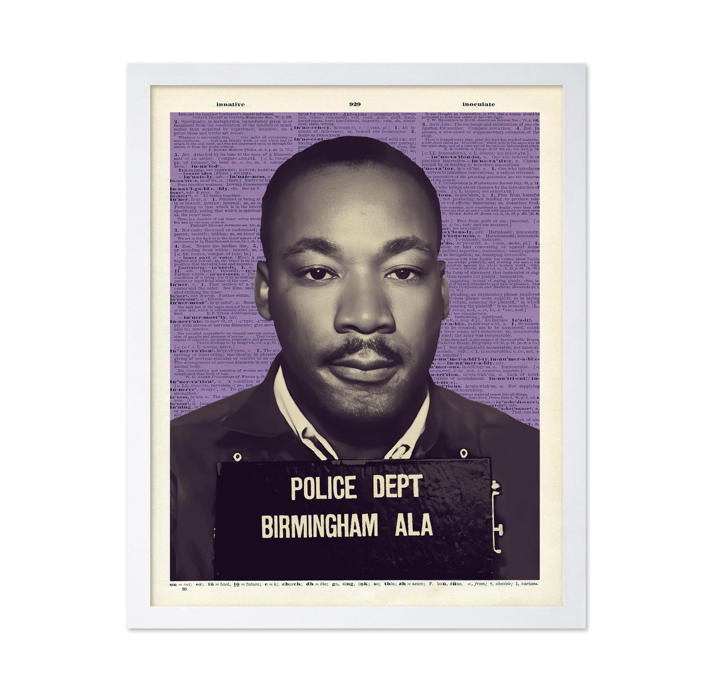 Martin Luther King Mugshot No2