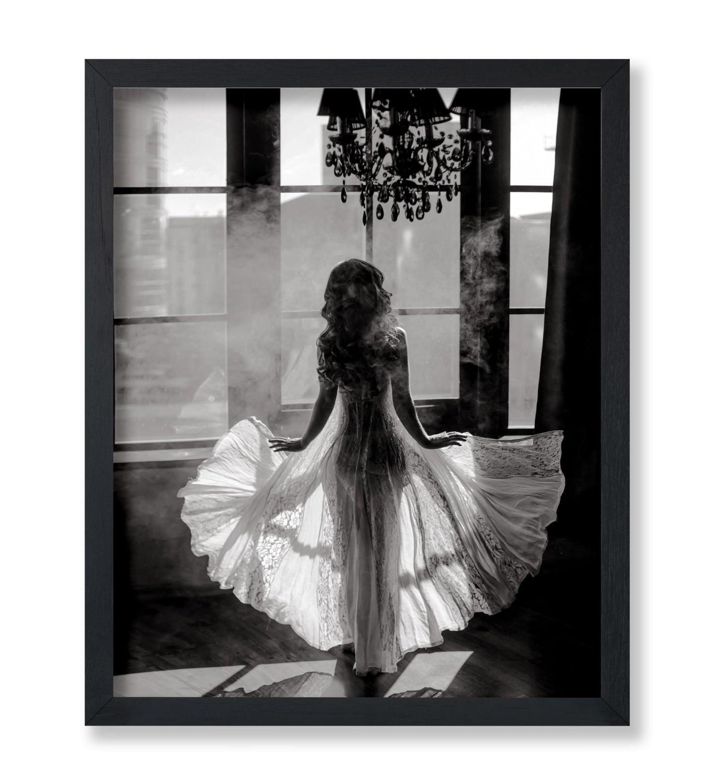 Lady in Dress by the Window