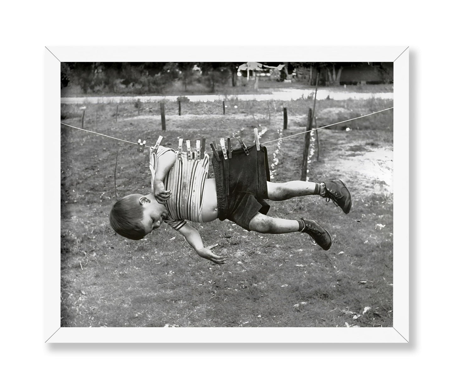 Kid on Clothesline
