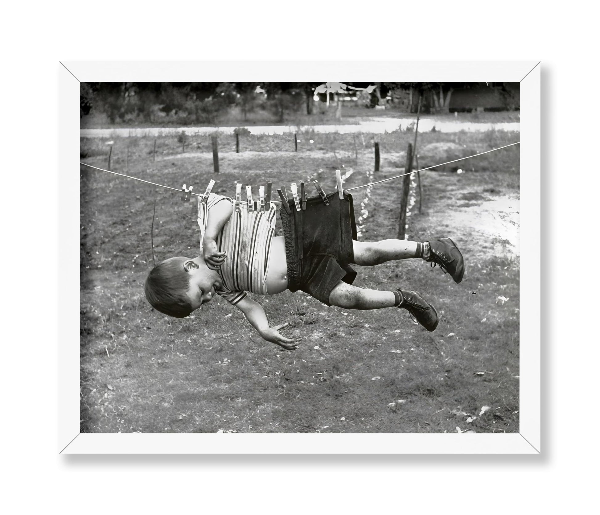 Kid on Clothesline