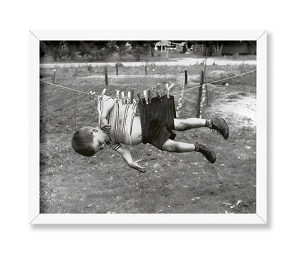 Kid on Clothesline