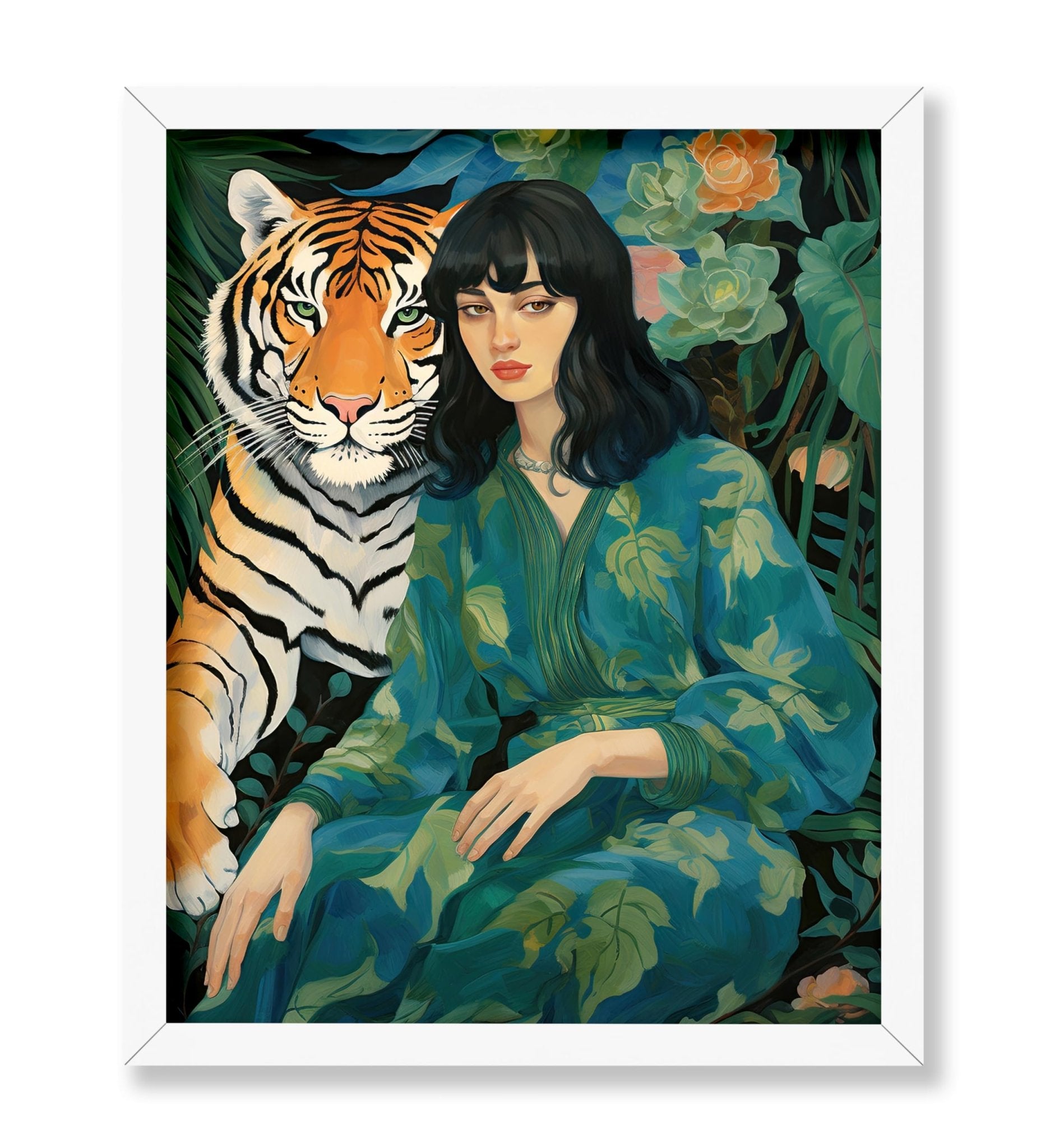 Woman With A Tiger No1