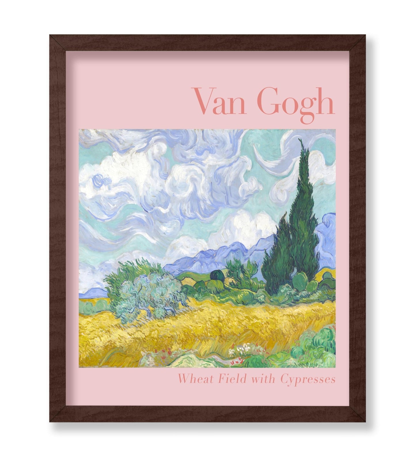 Van Gogh - Wheat Field with Cypresses No2