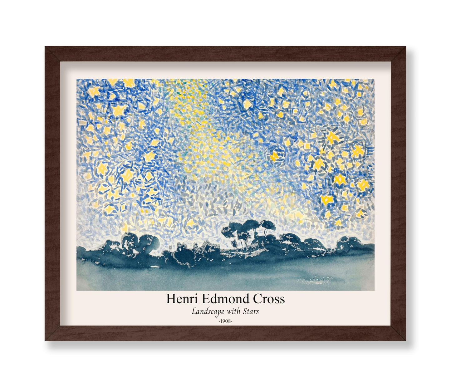 Henri Edmond Cross - Landscape with Stars
