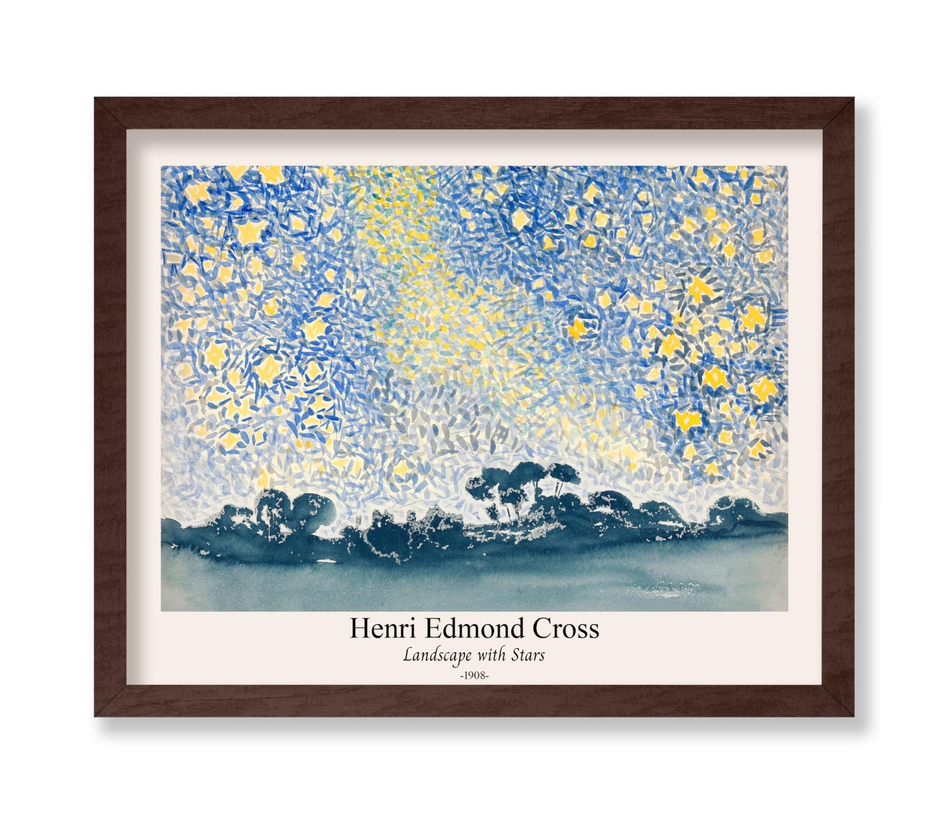 Henri Edmond Cross - Landscape with Stars