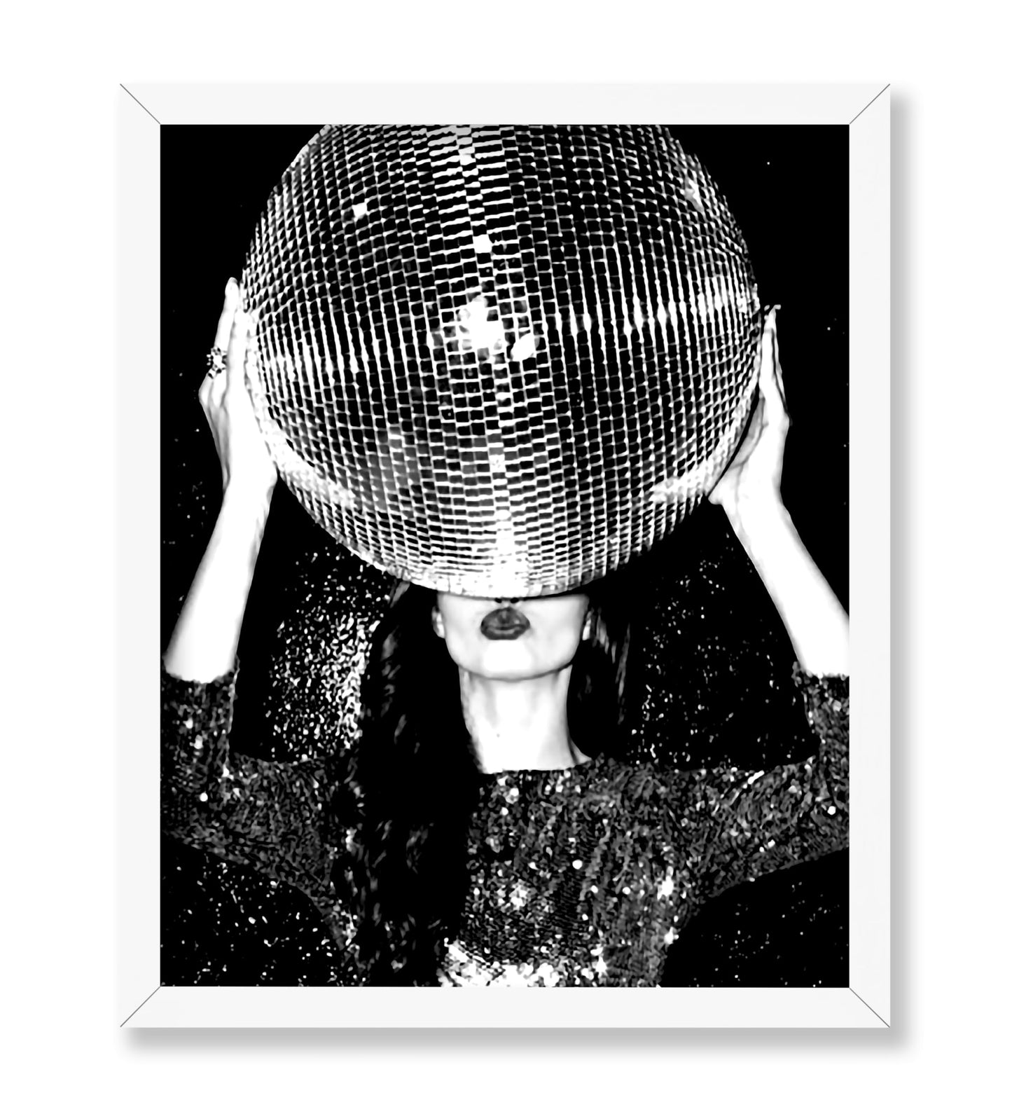 Woman & Disco Ball