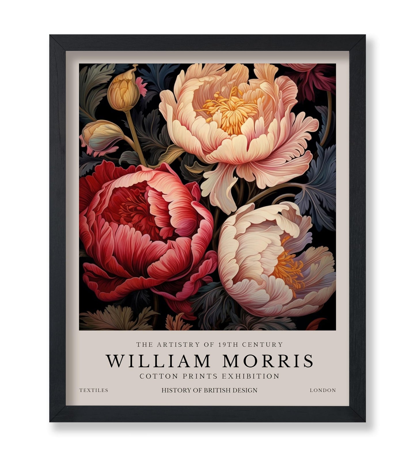 William Morris - Peonies No2