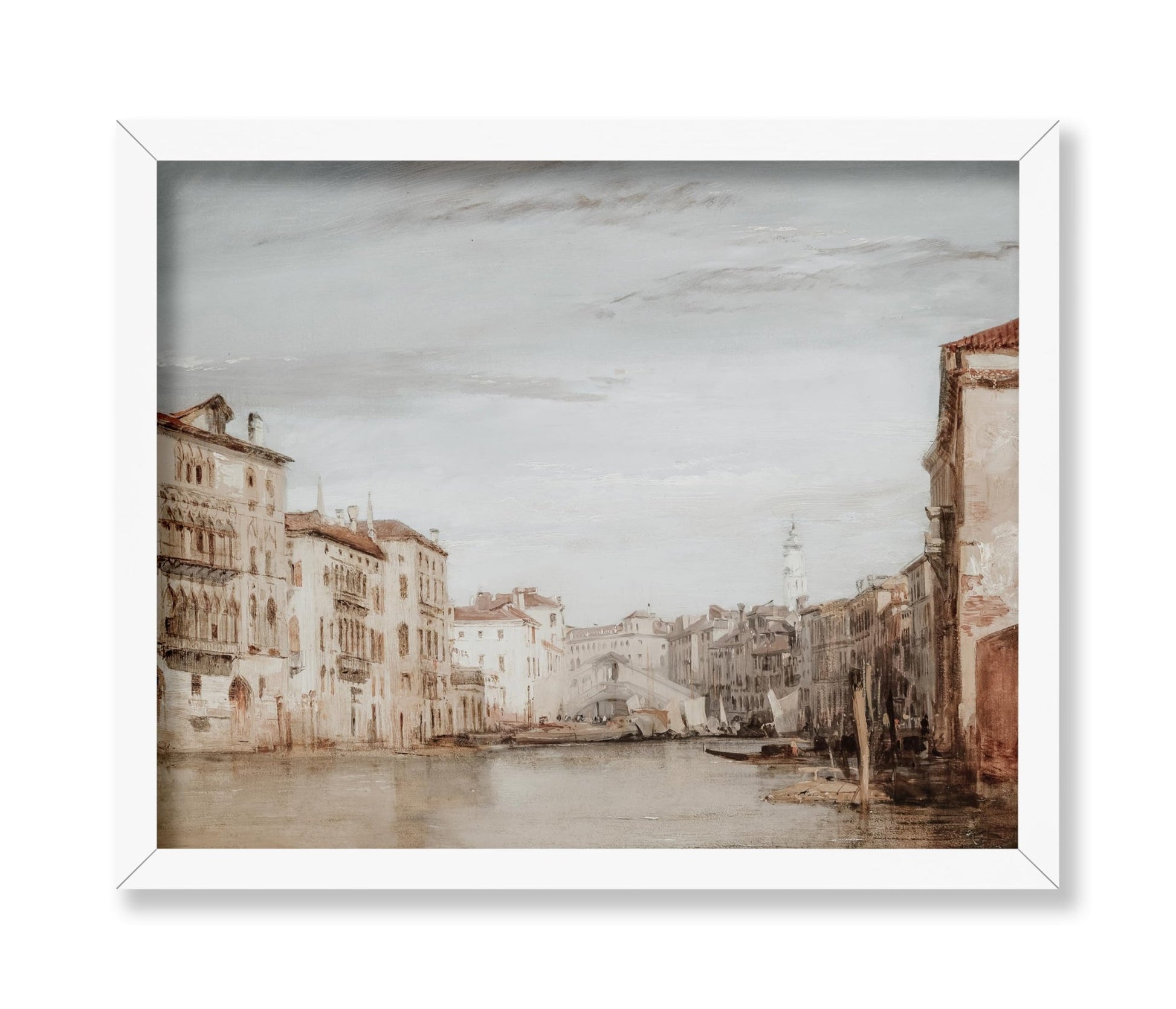 The Grand Canal, Venice, Looking Toward the Rialto