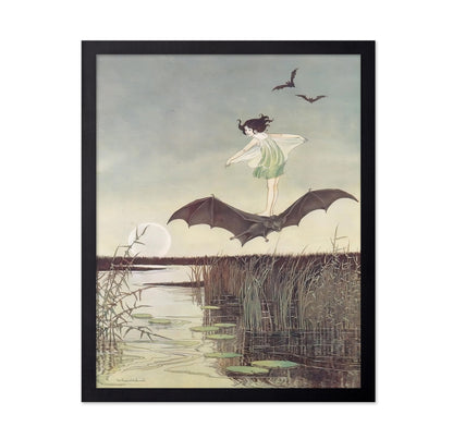Winged Fairy & Black Bat