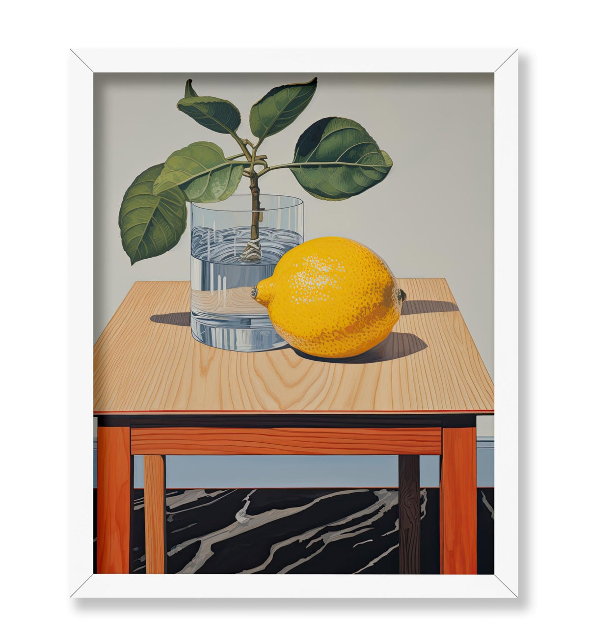 Lemon Branch in Vase