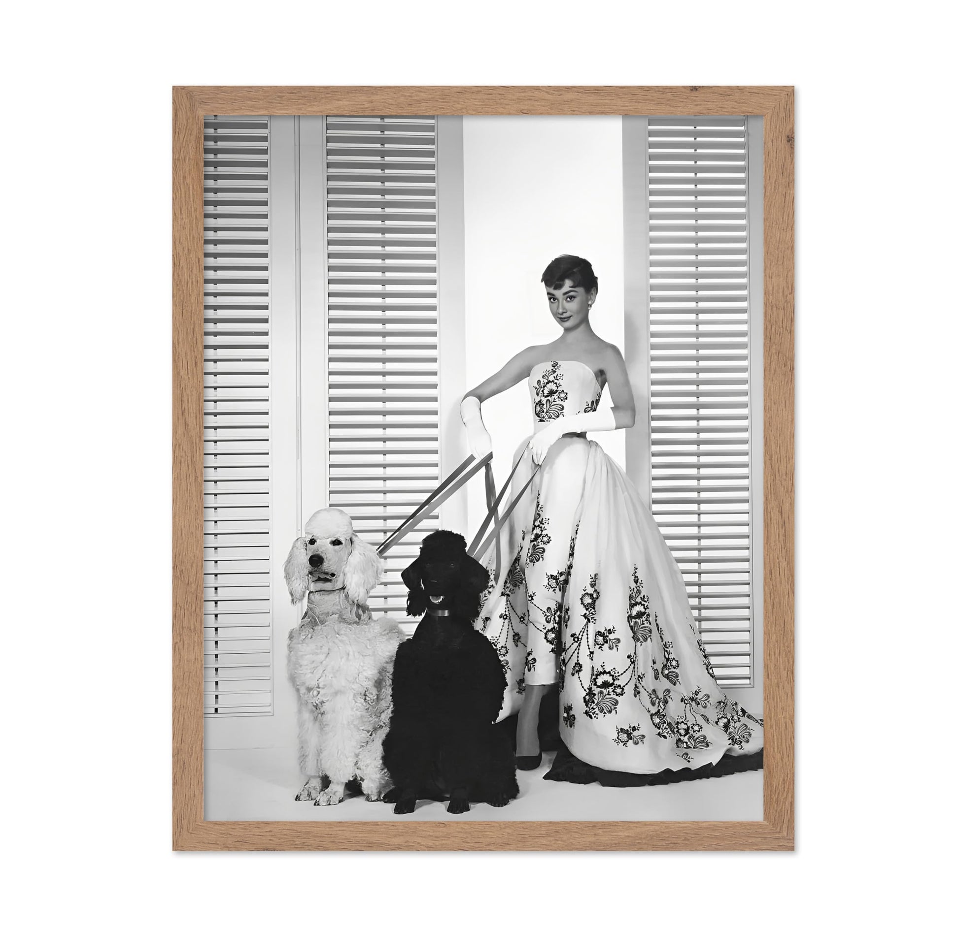 Audrey With Poodles