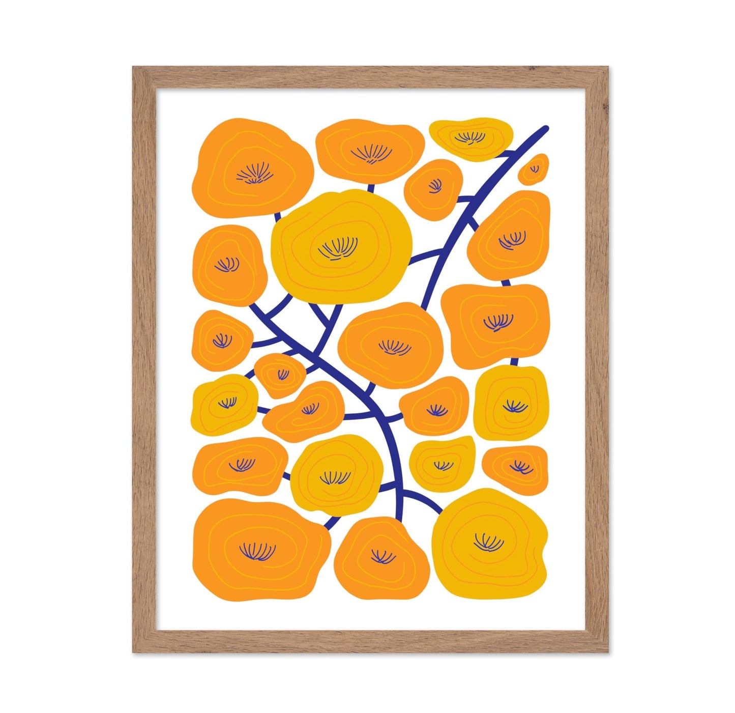 Abstract Yellow Floral