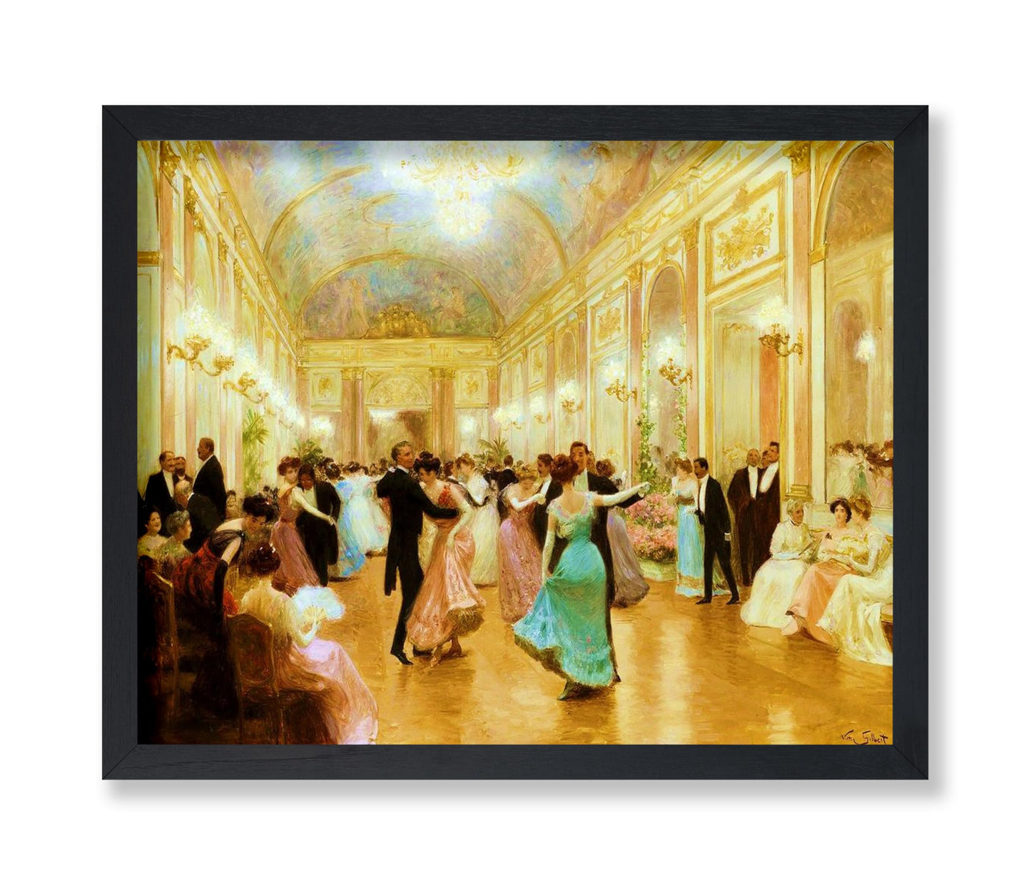 Victor Gabriel Gilbert - The Ball, One Elegant Evening