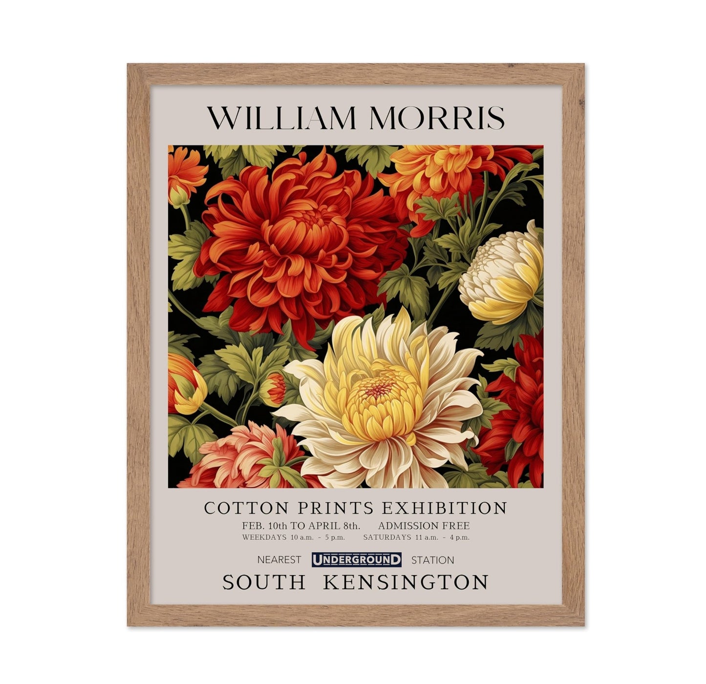 William Morris - Chrysanthemum No8