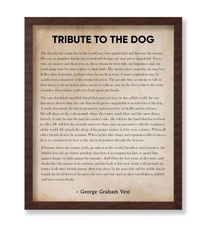 Tribute to the Dog