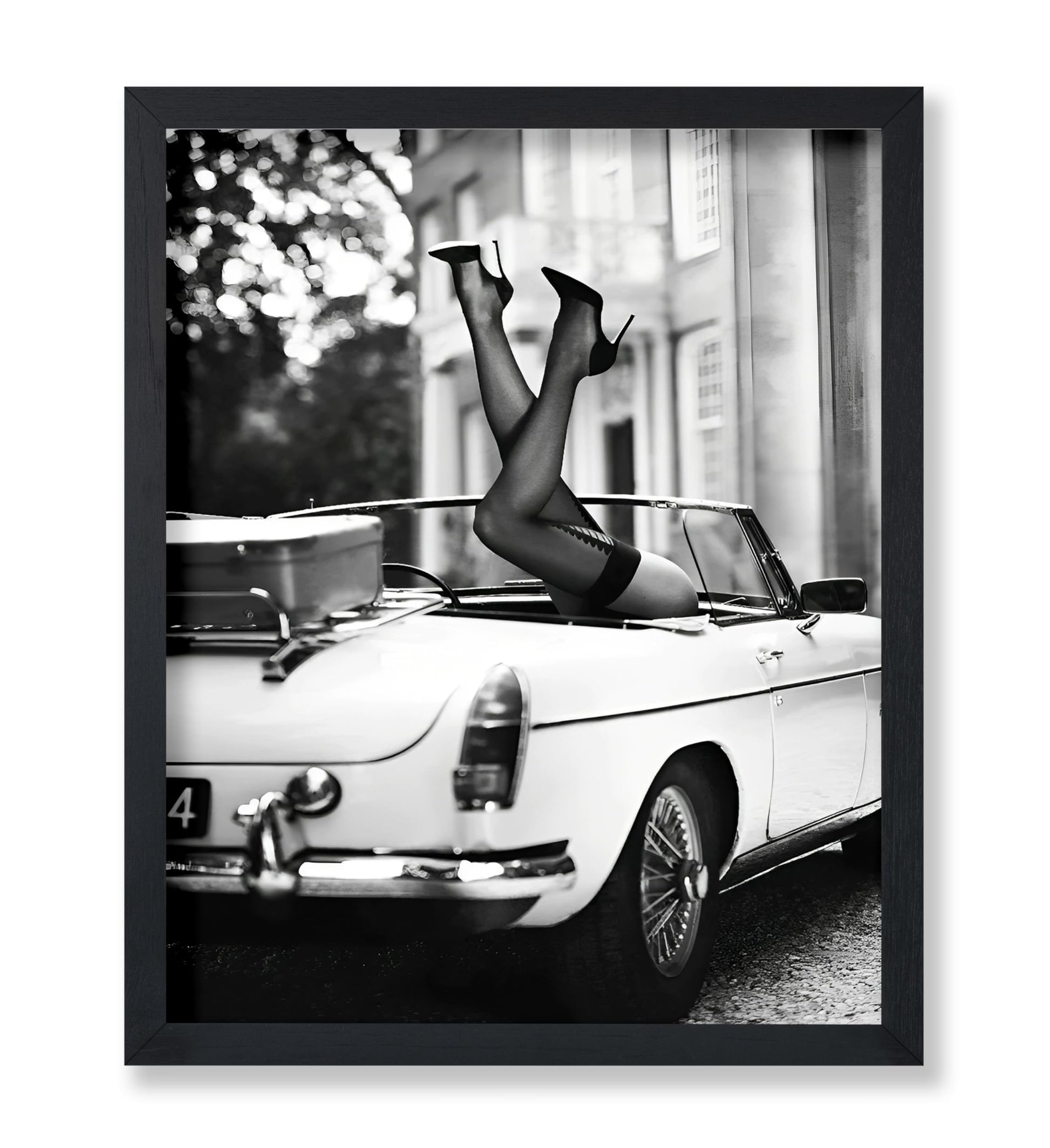 High Heels In Classic Car