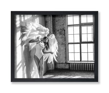 Woman with Angel Wings