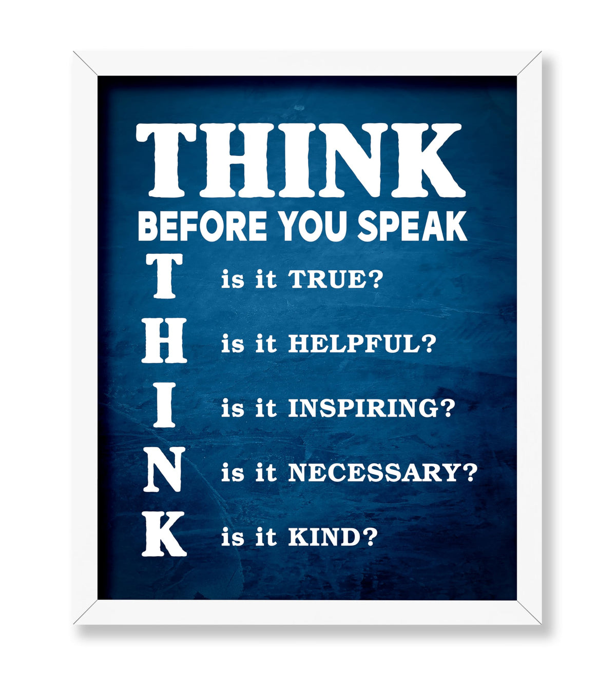 Think Before You Speak No1