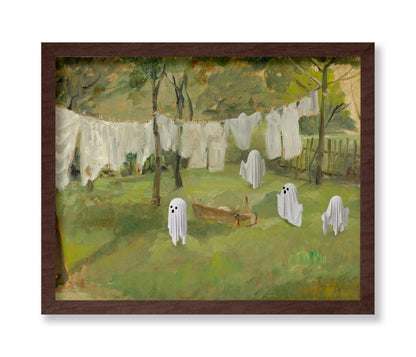 Ghosts at Laundry Line