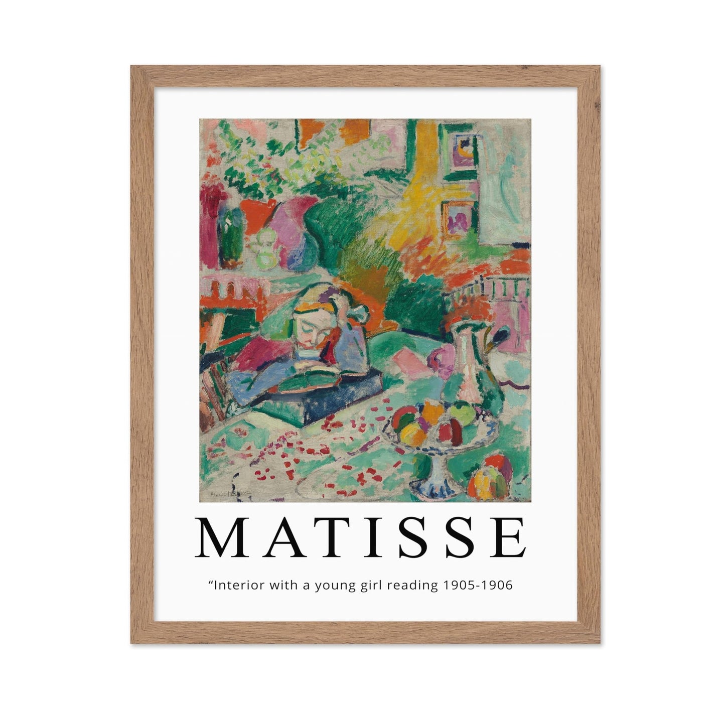 Henri Matisse - Interior with a Young Girl Reading