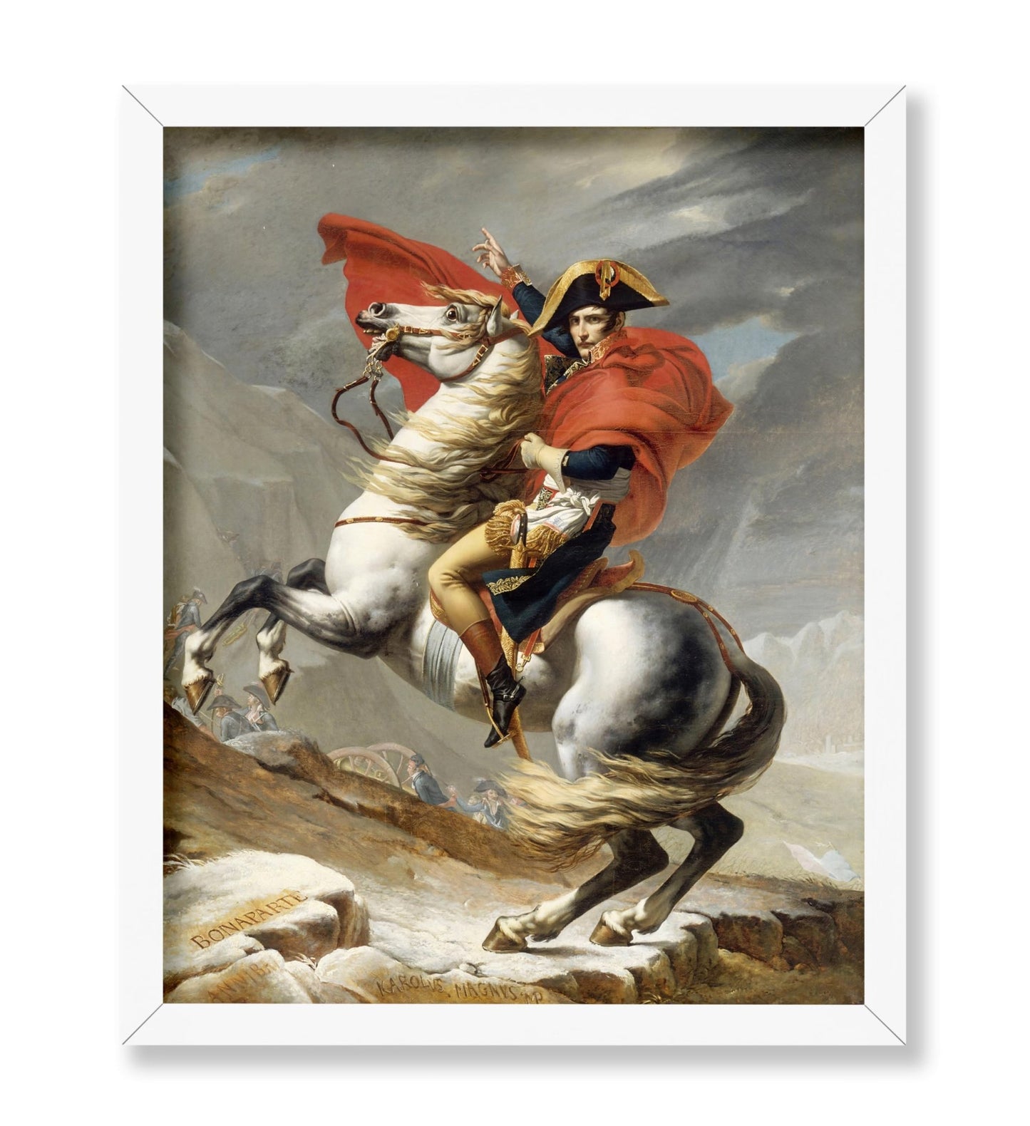 Jacques-Louis David - Napoleon Crossing the Alps
