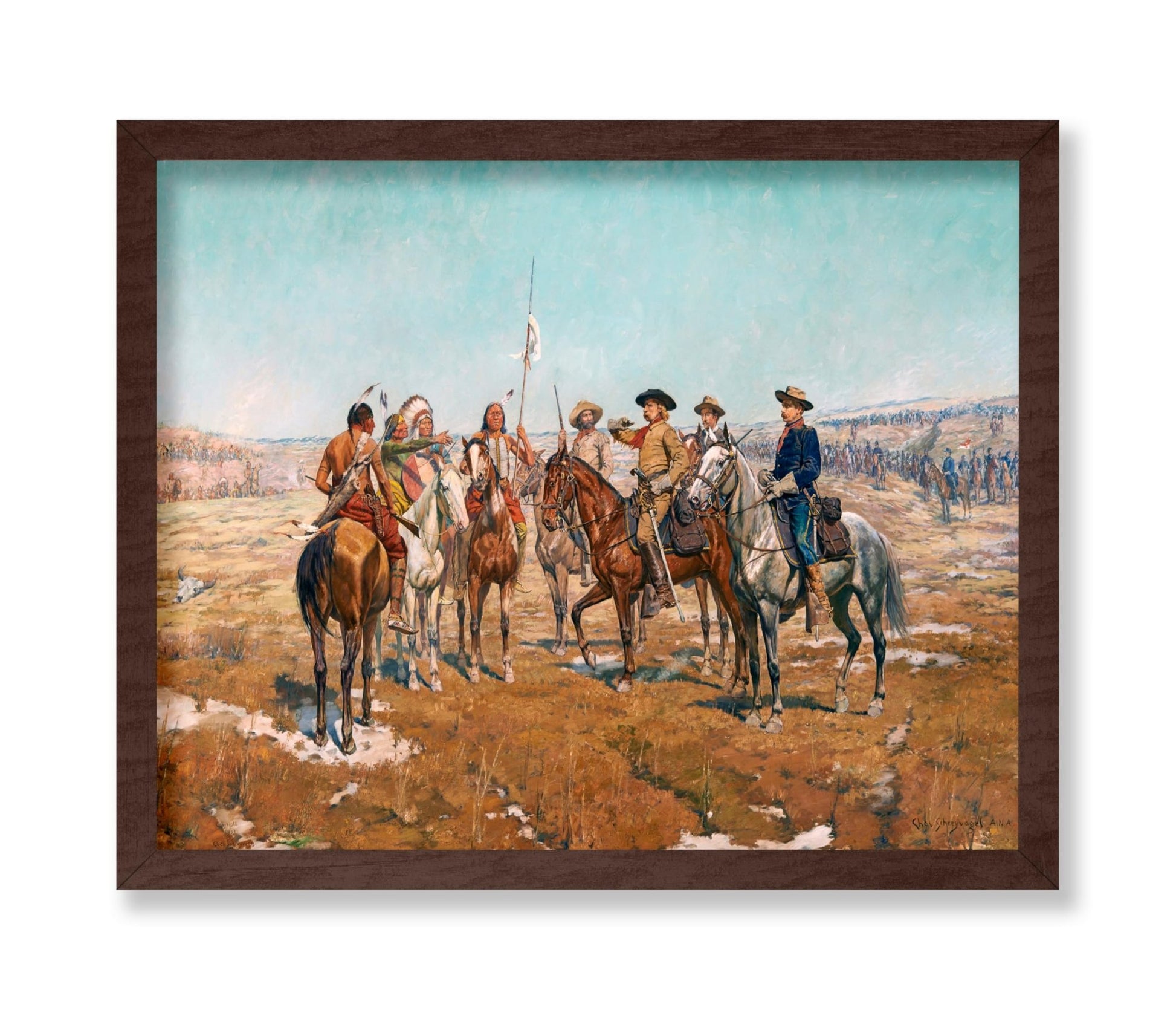 Charles Schreyvogel - Custer's Demand