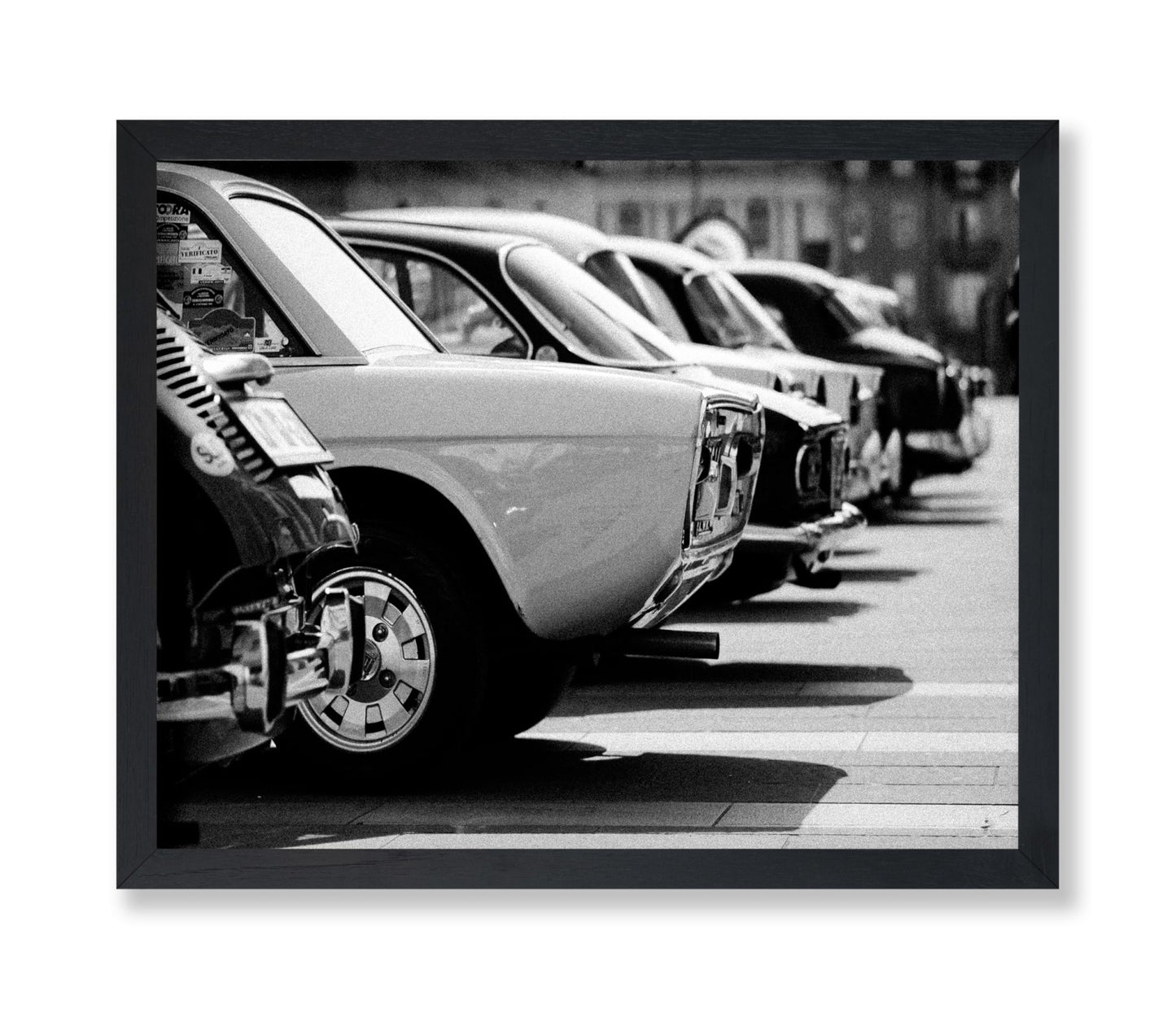 Parked Classic Cars