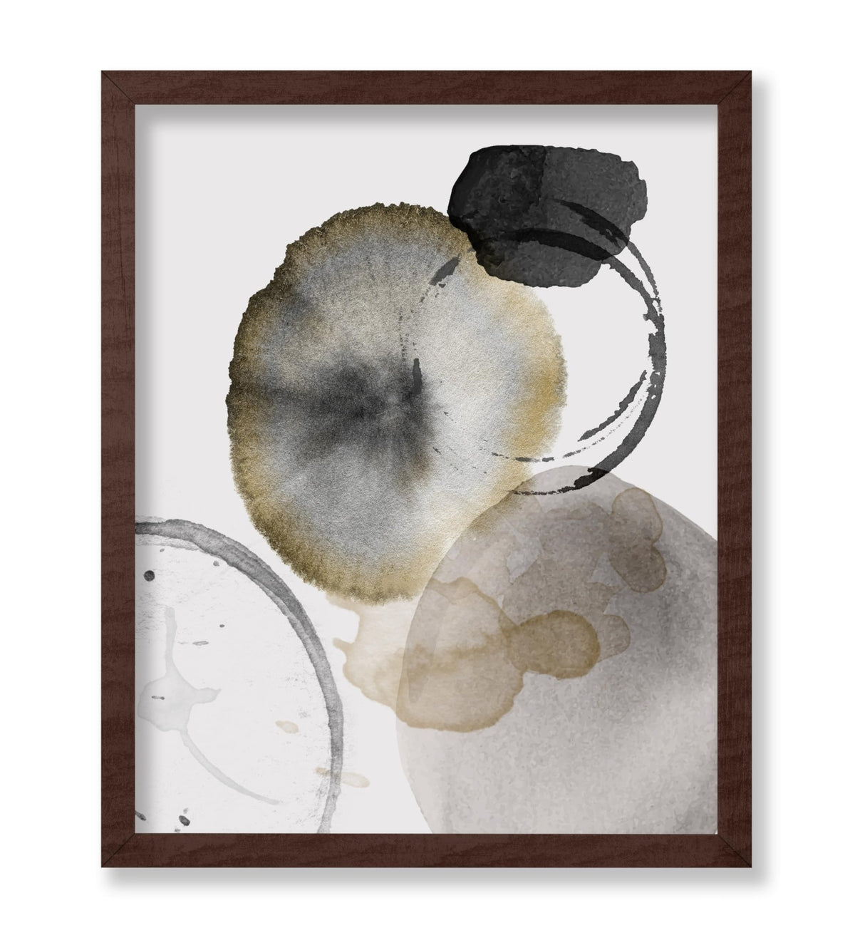 Watercolor Circles No3