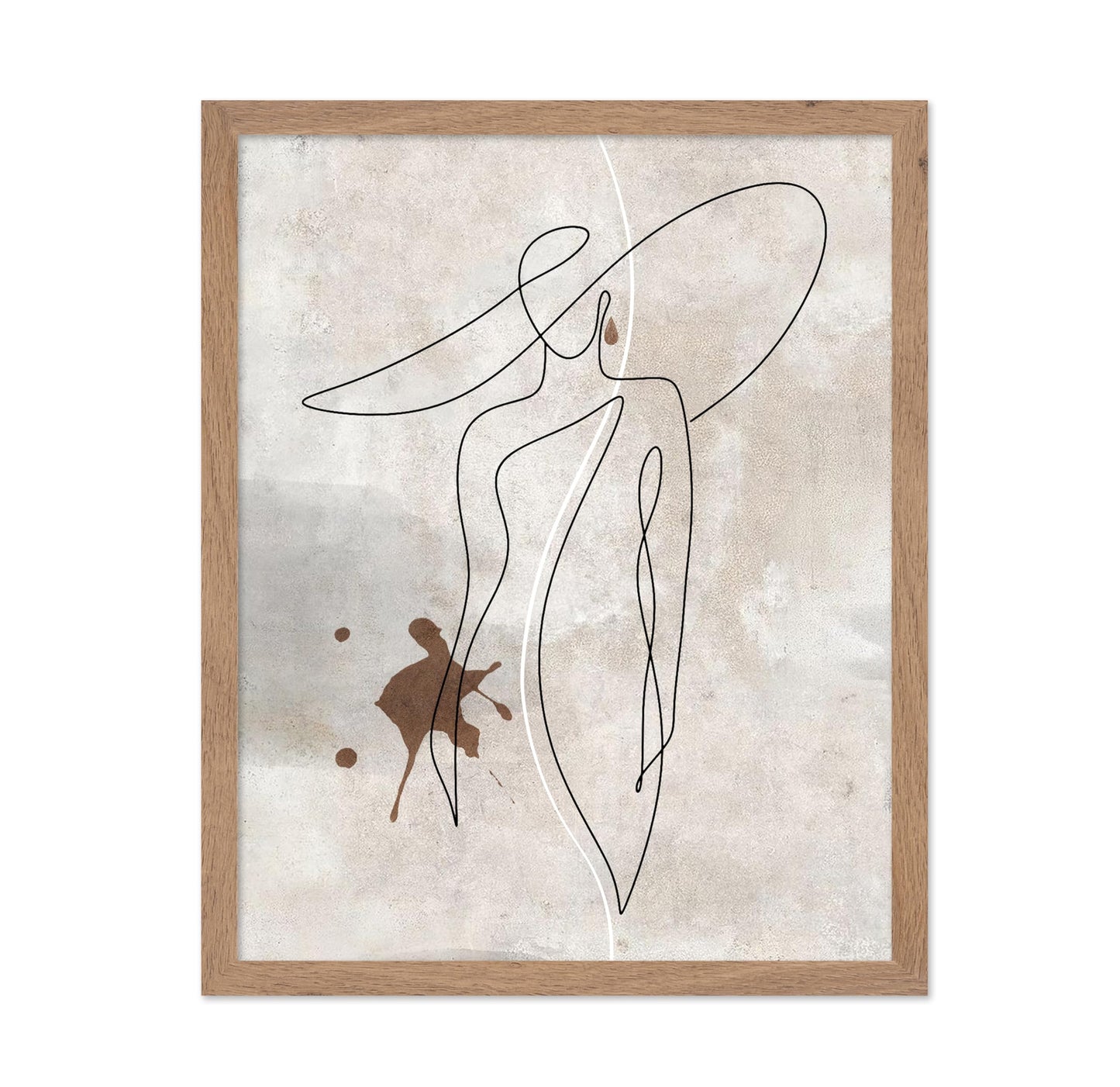 Elegant Woman Line Art