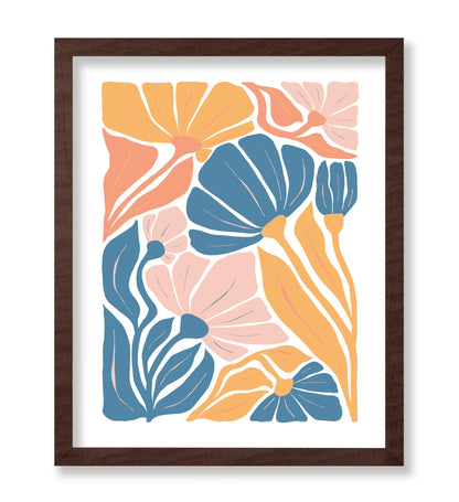 Groovy Pastel Flowers No1