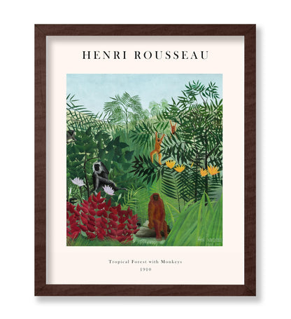 Henri Rousseau - Tropical Forest with Monkeys
