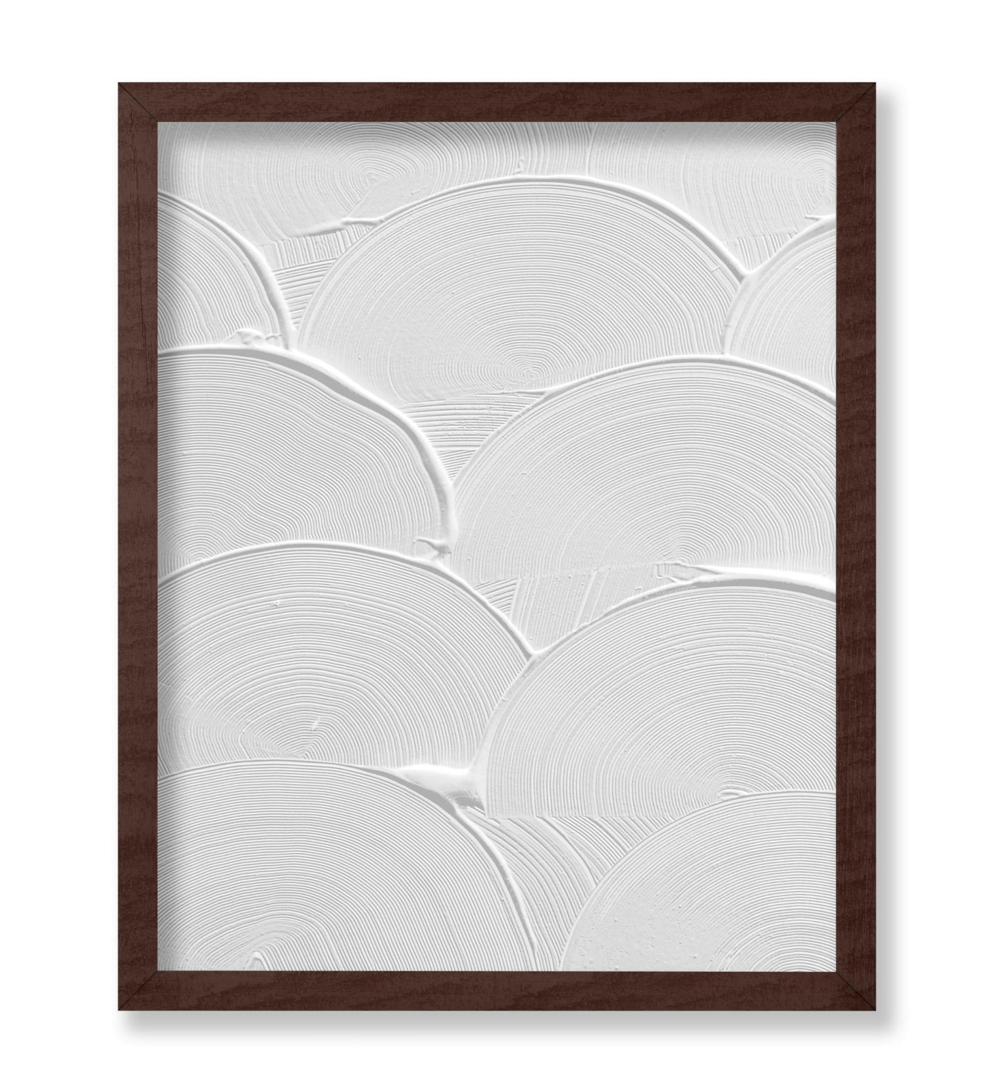 White Curve Brush Stroke