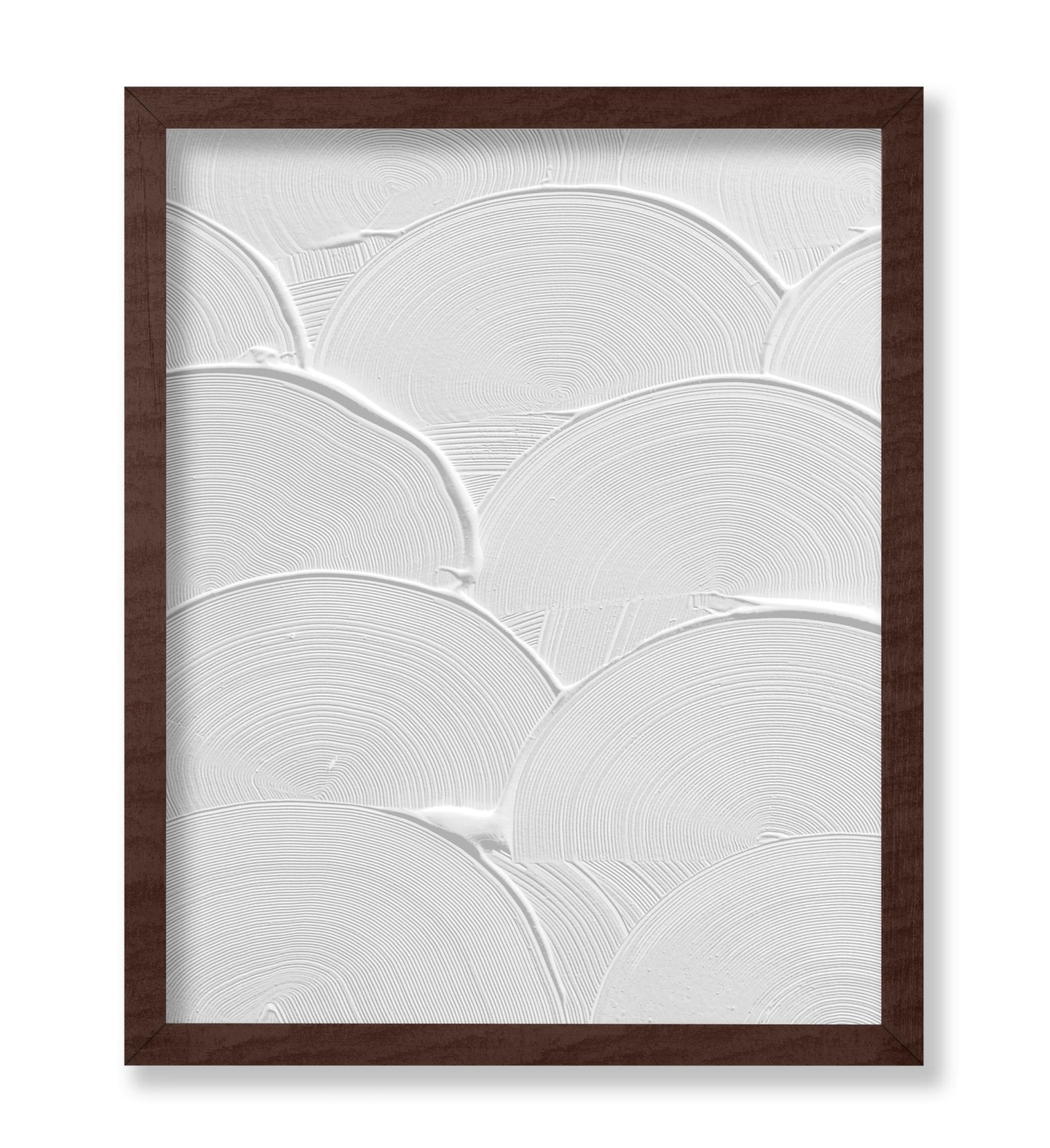 White Curve Brush Stroke
