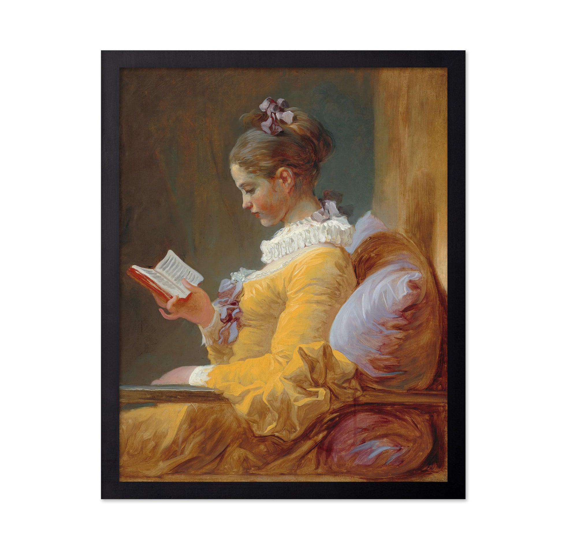 A Young Girl Reading