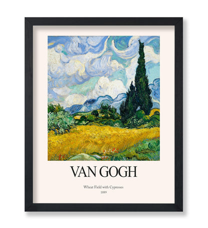 Van Gogh - Wheat Field with Cypresses No3