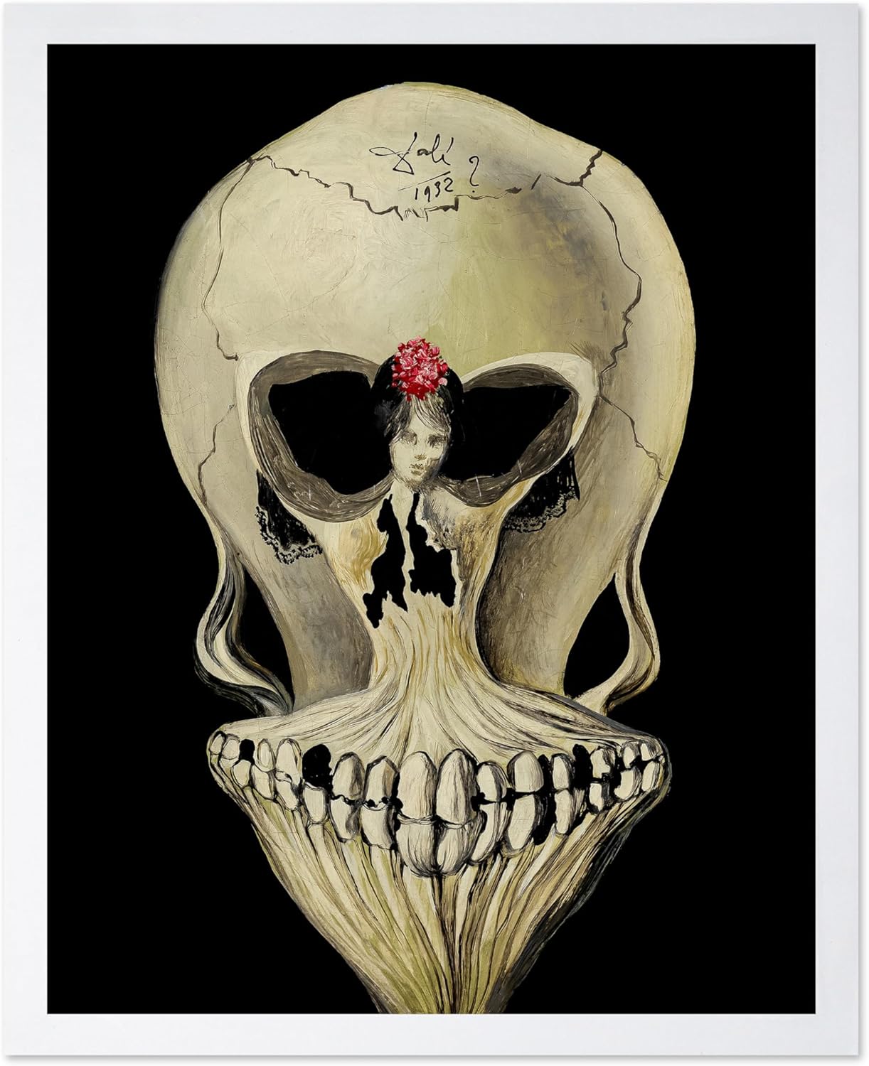 Salvador Dali - Ballerina in a Death's Head