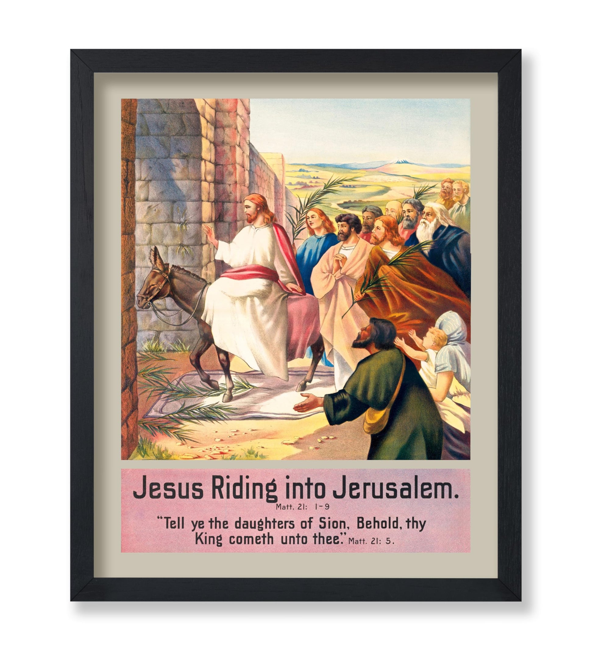 Jesus Riding Into Jerusalem