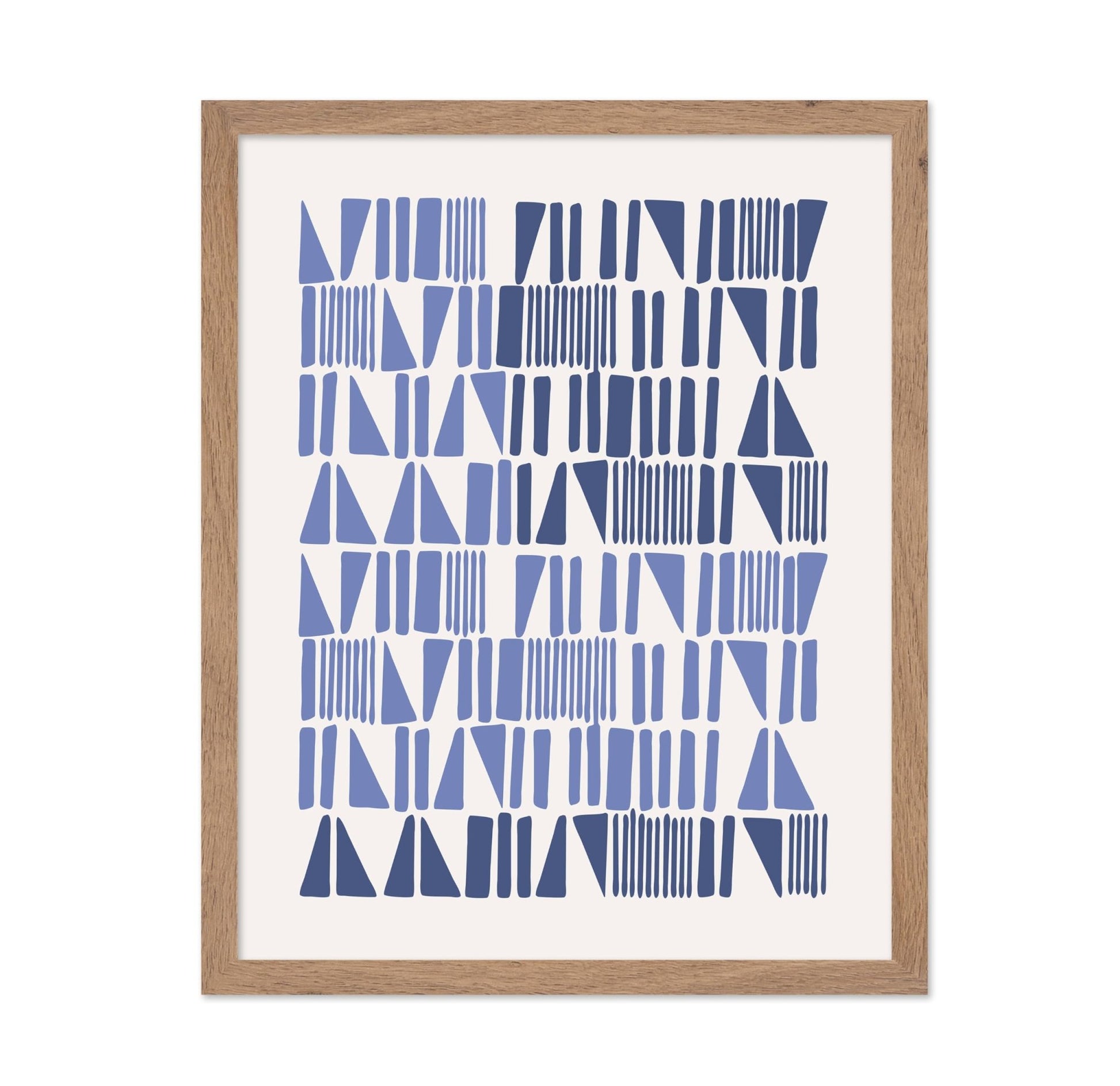 Abstract Blue Shapes