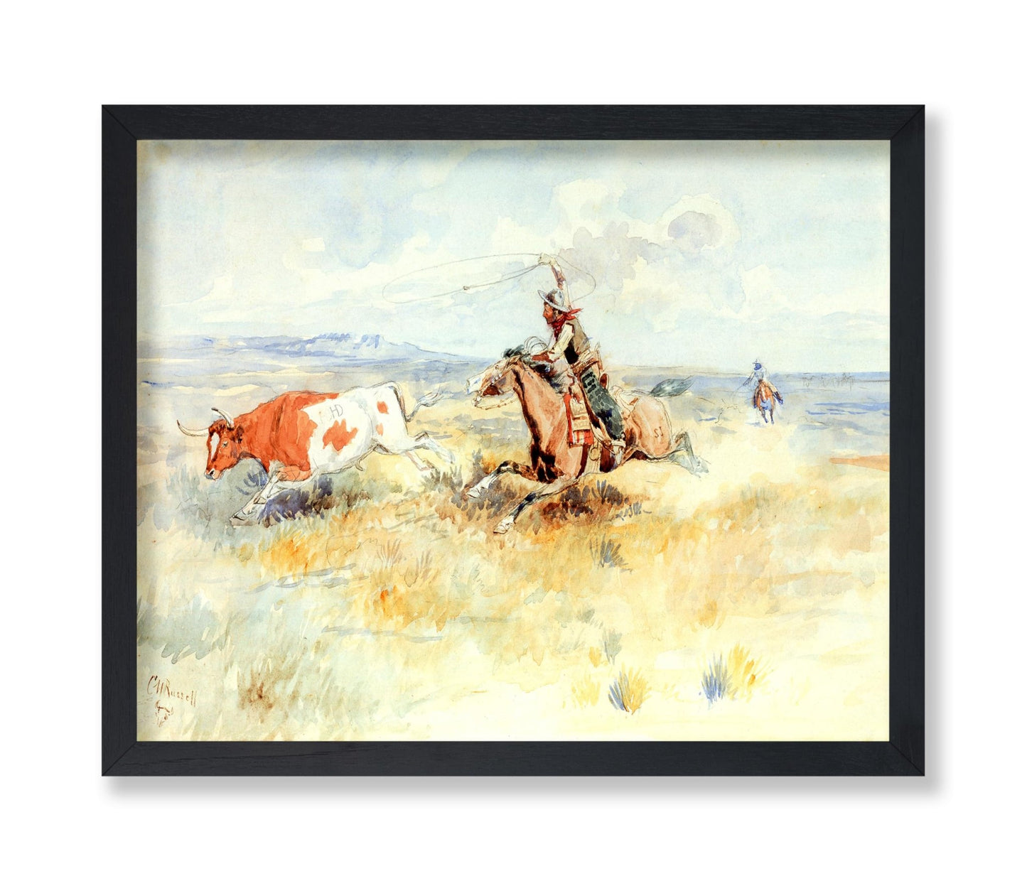 Cowboy Cattle Roping