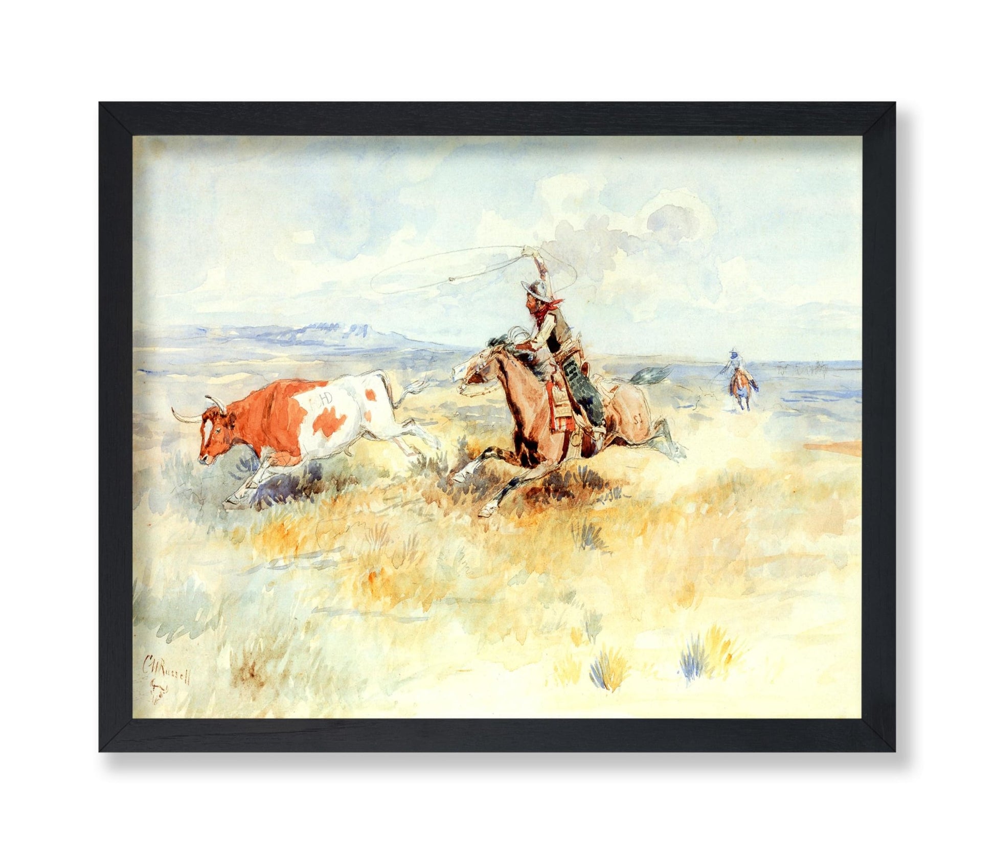 Cowboy Cattle Roping