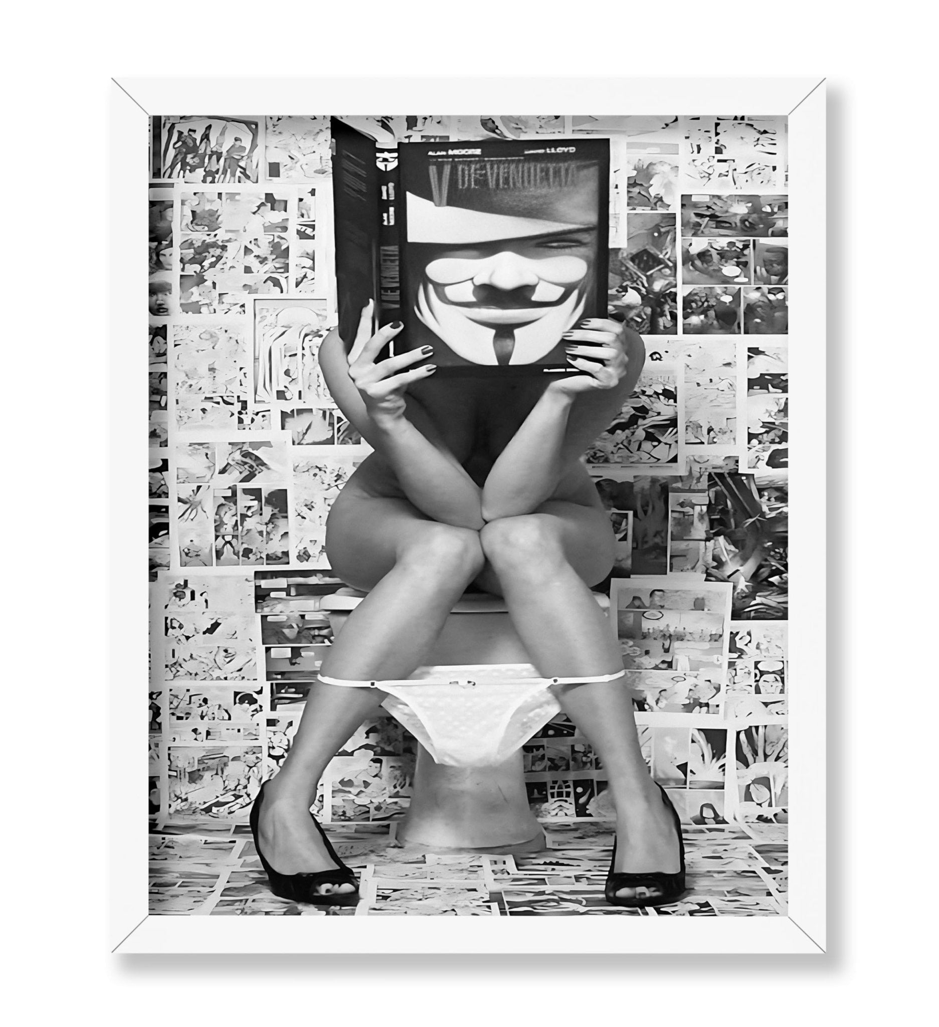 Girl on Toilet