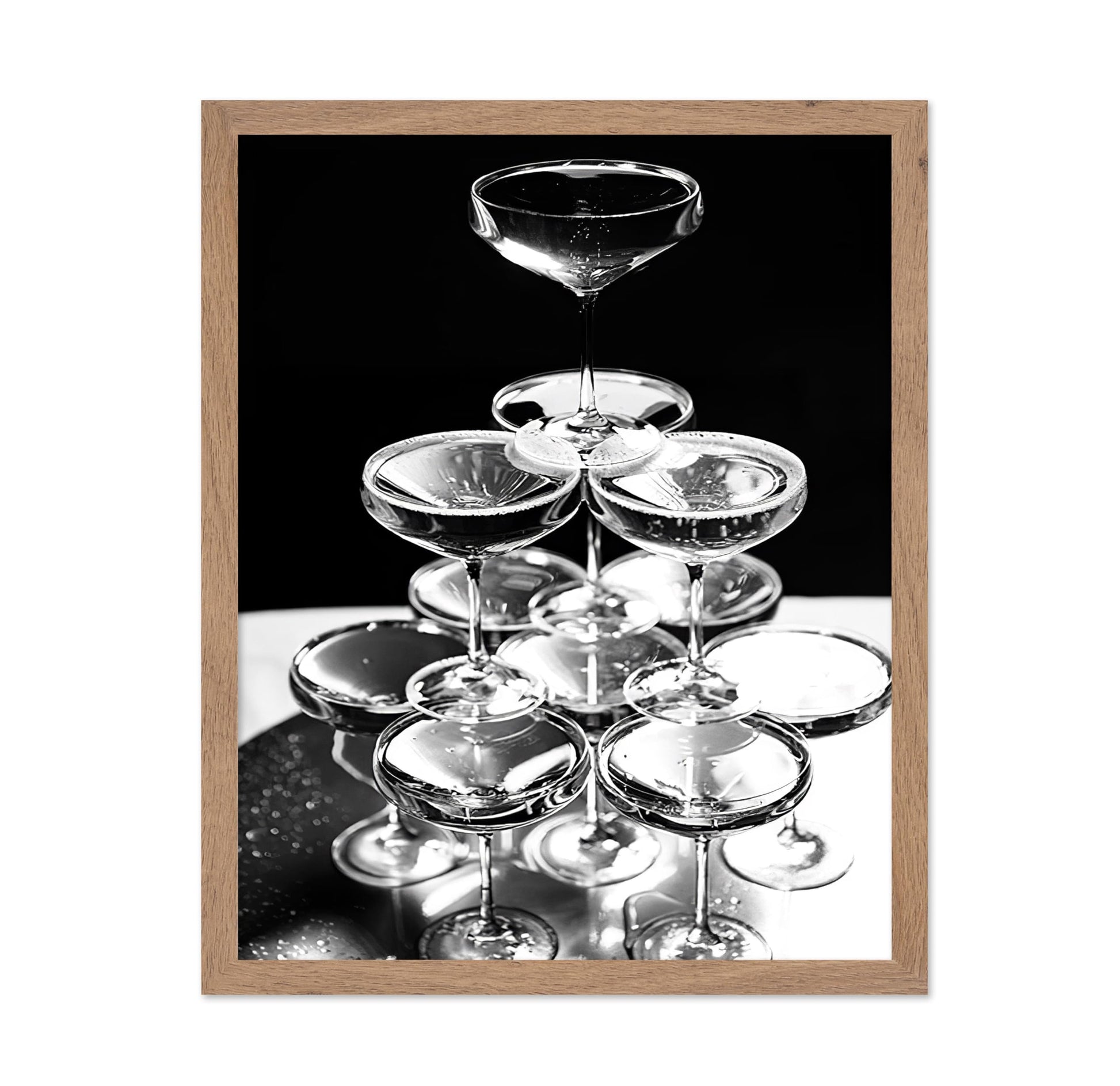 Champagne Glass Tower