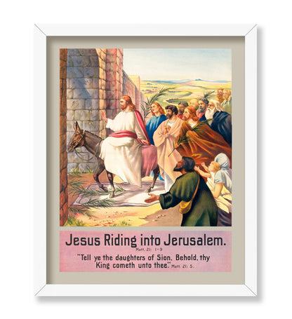Jesus Riding Into Jerusalem