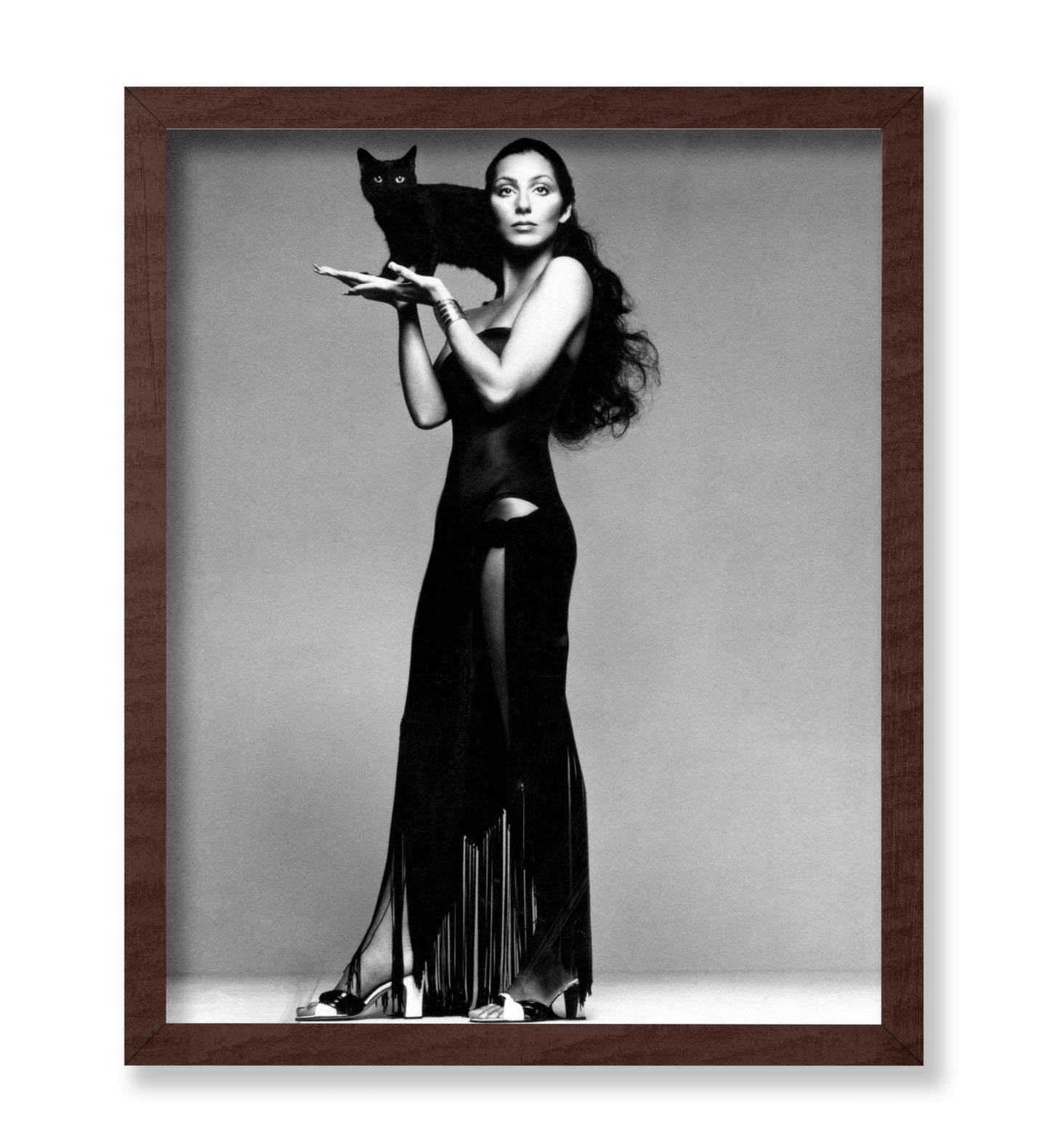 Lady & Black Cat