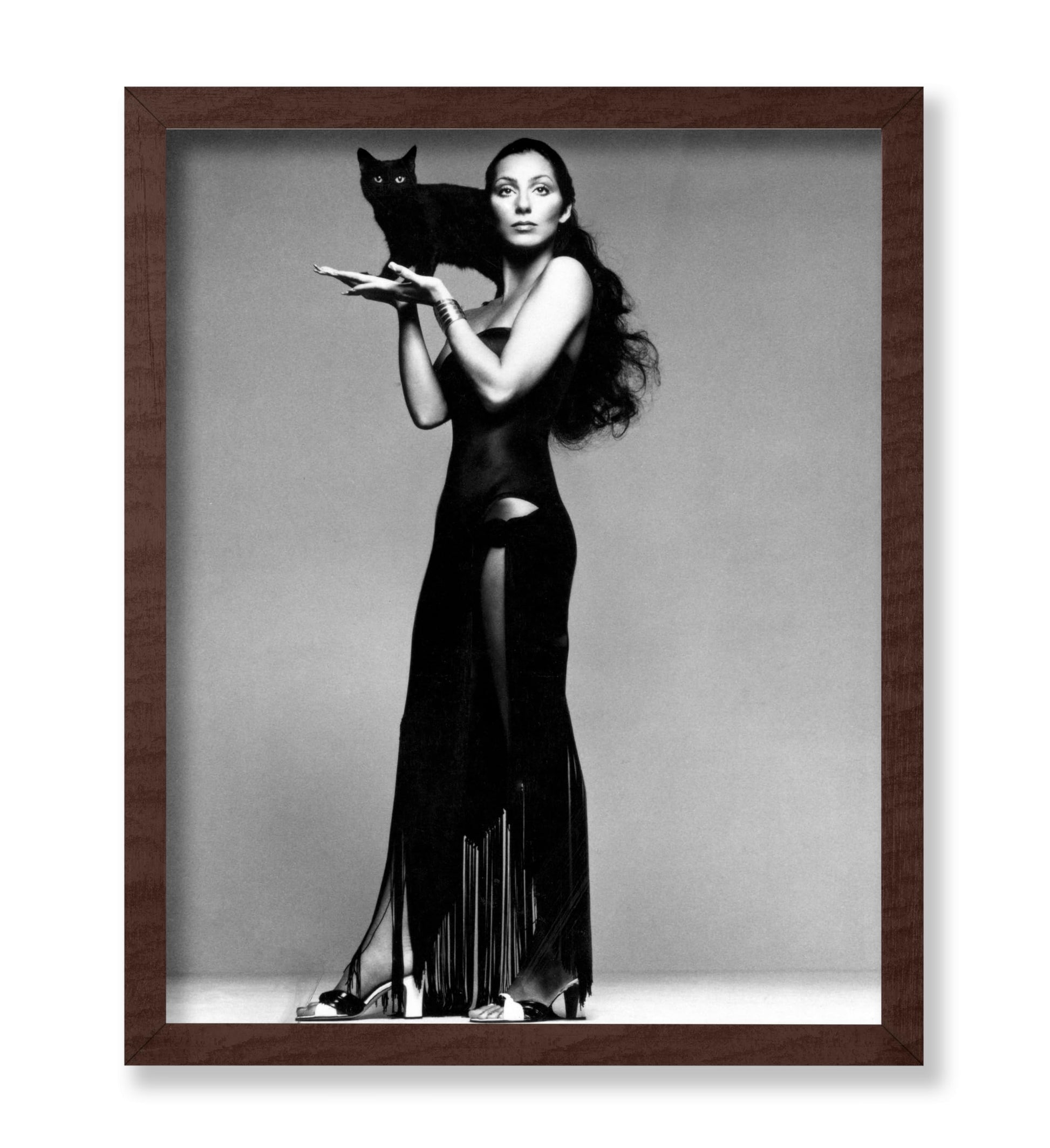 Lady & Black Cat