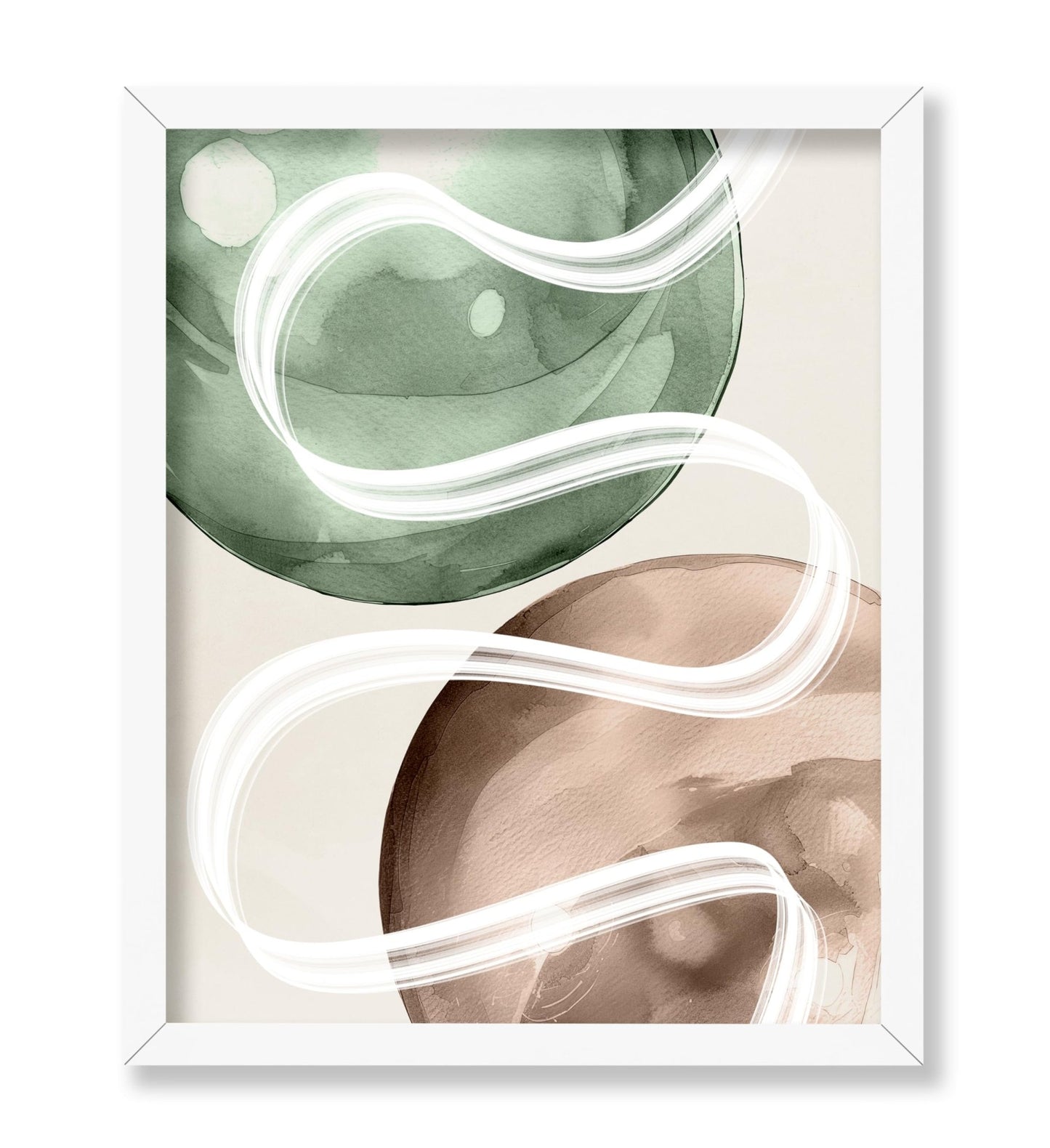 Watercolor Circles No5
