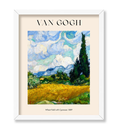 Van Gogh - Wheat Field with Cypresses No6