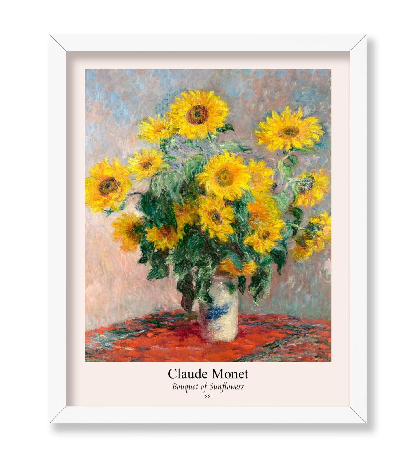 Claude Monet - Bouquet of Sunflowers
