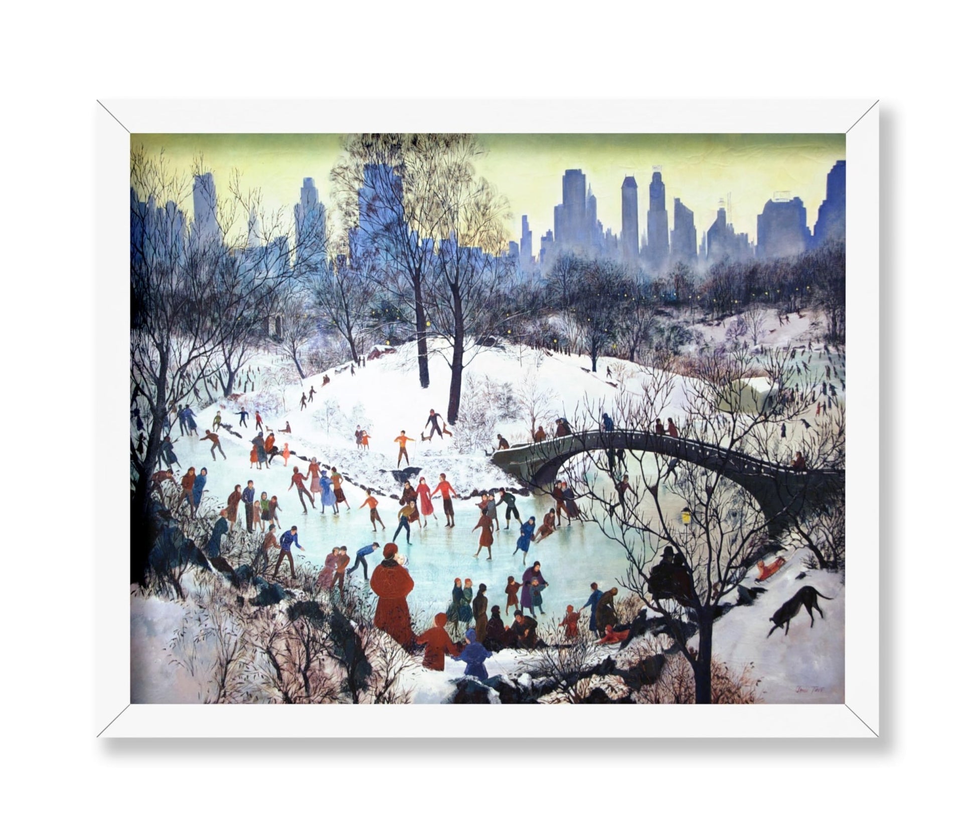 Skating in Central Park