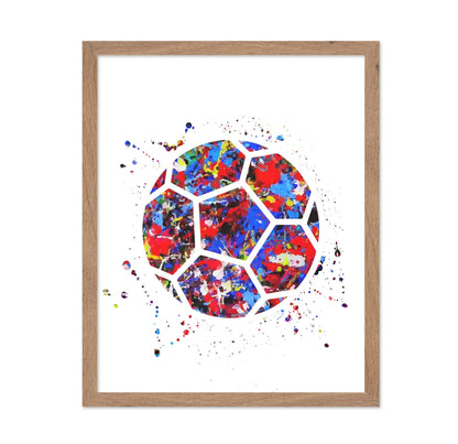 Watercolor Soccer No2